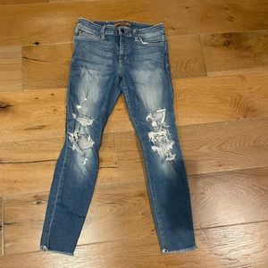 Joe’s jeans size 28 and Olive and Oak shoulder cutout  sweater